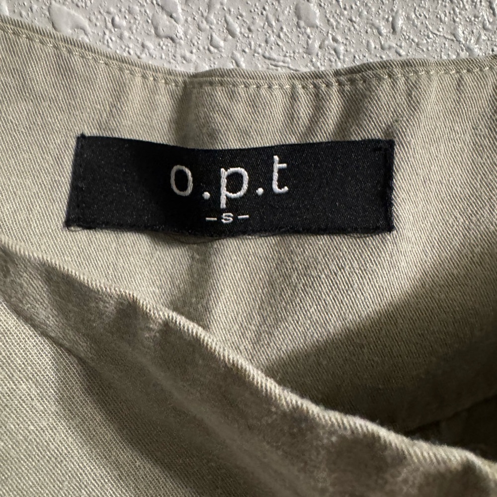 O.P.T. Olive Green Dress – Size Small – Chic & Flattering - Picture 3 of 5